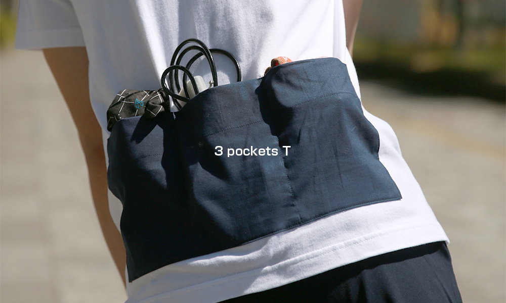 3 pockets T